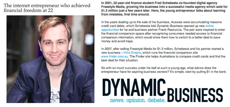 Fred on Dynamic Business