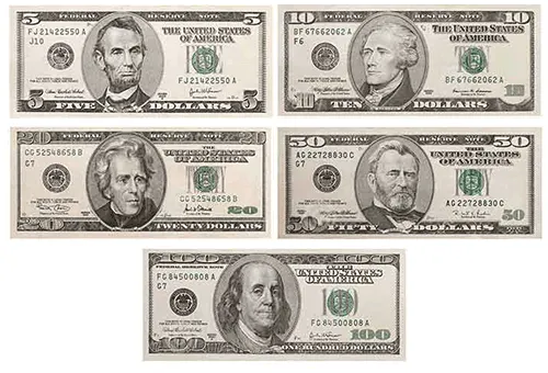 us-banknotes
