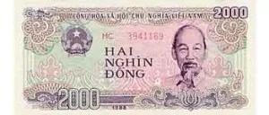Vietnamese 2000-Dong
