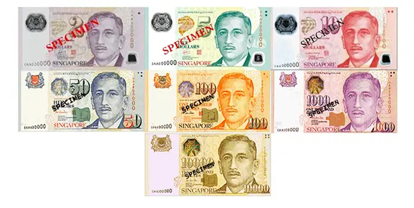 SGD banknotes