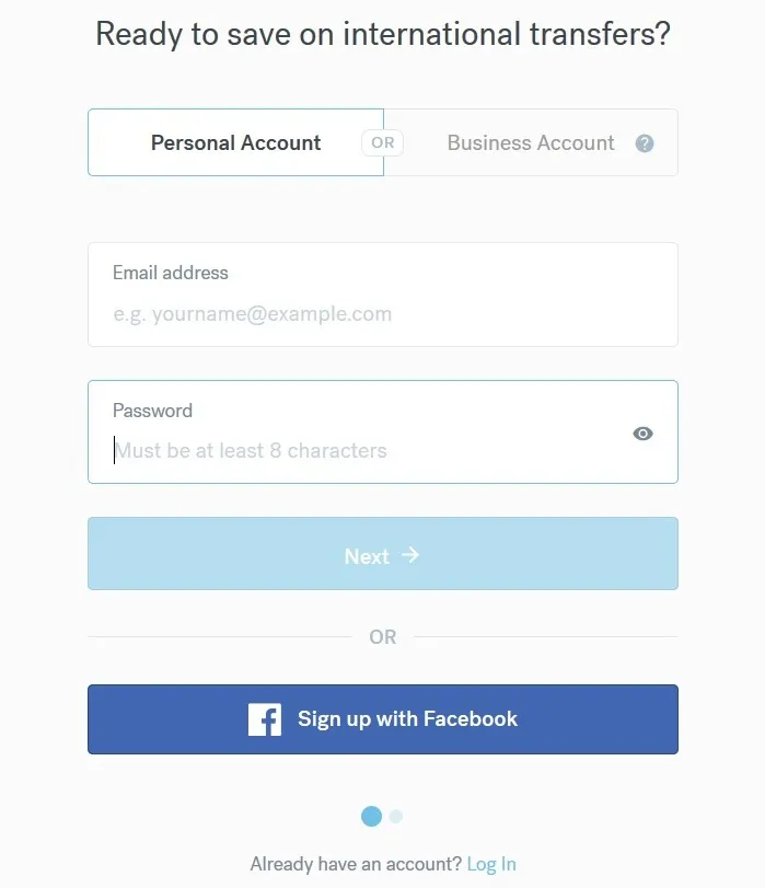 Step 2: Create your account