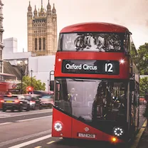 Bus in London, UK