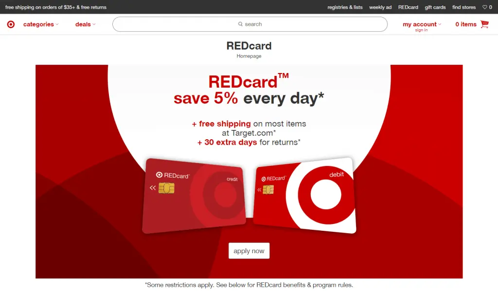 redcard payment login