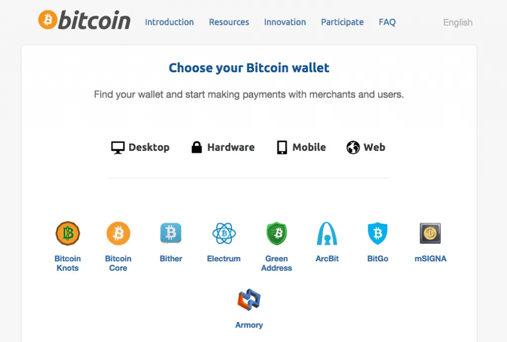 bitcoin core crypto wallets