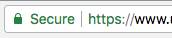 example of a secure website https