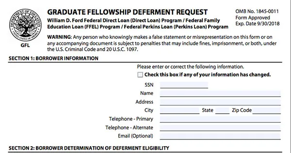 Steps to request Student Loan Deferment: 8 forms | finder.com