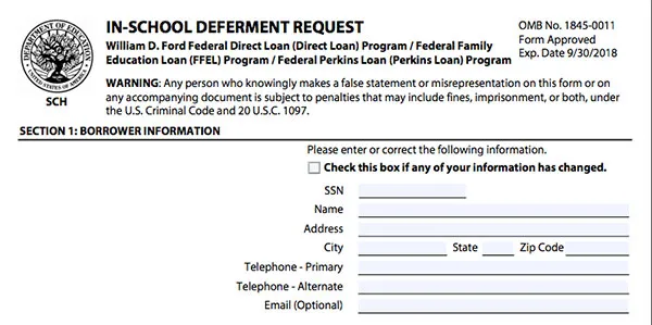 Steps to request Student Loan Deferment: 8 forms | finder.com