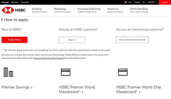 hsbc premier banking eligibility