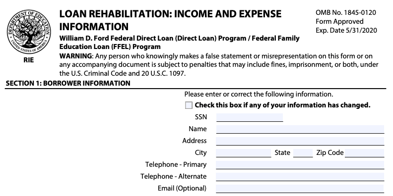 how-to-fill-out-loan-rehabilitation-and-expense-form-finder