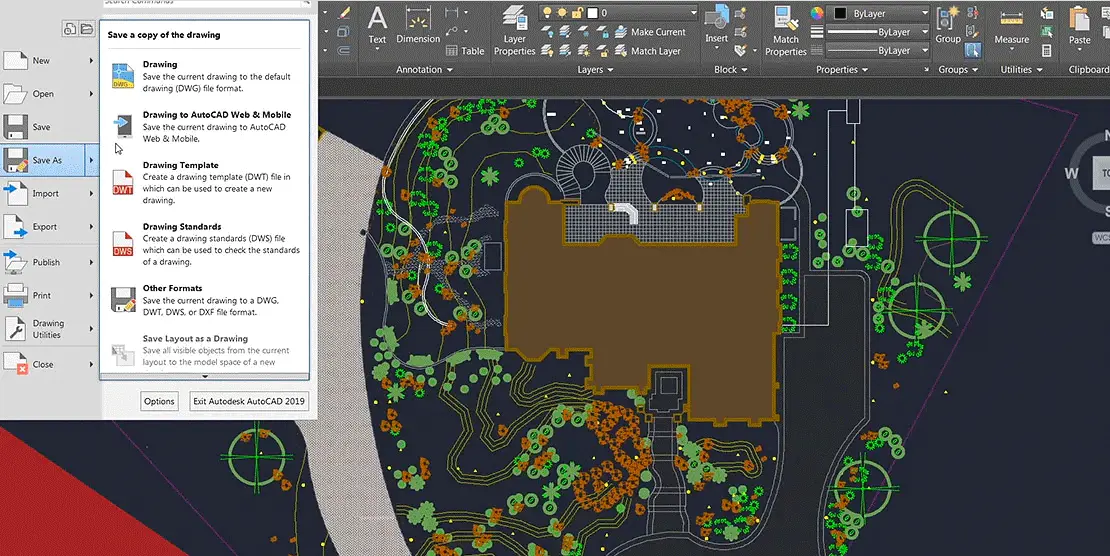 Autocad карта города