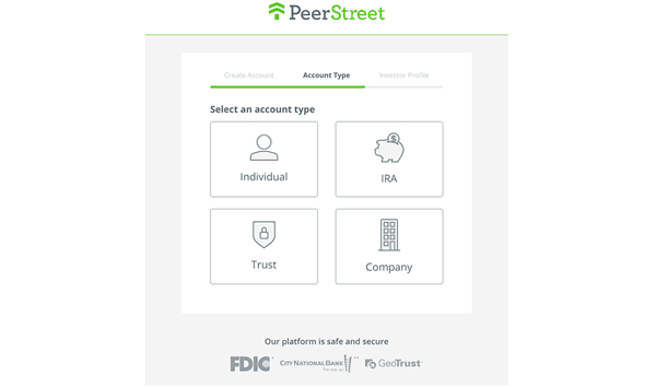 PeerStreet real estate investing application process