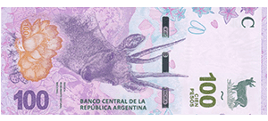 100 Argentinian Peso Banknote