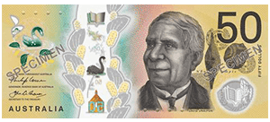 50 Australian dollar banknote