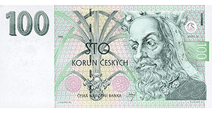 100 Czech Koruna Banknote