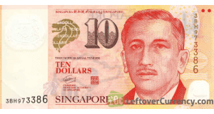 10 Singaporean dollar