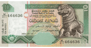 10 Sri Lankan rupee