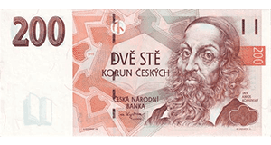 200 Czech Koruna Banknote