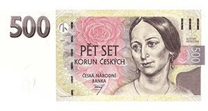 500 Czech Koruna Banknote