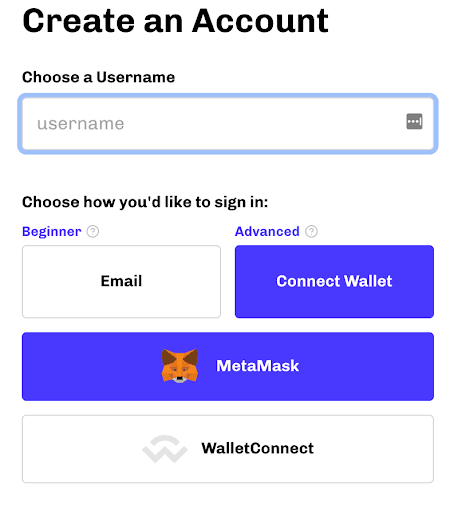 AsyncArt Create Account page