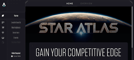 Star Atlas homepage