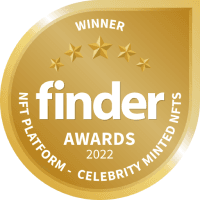 Finder award Celebbrity Minted