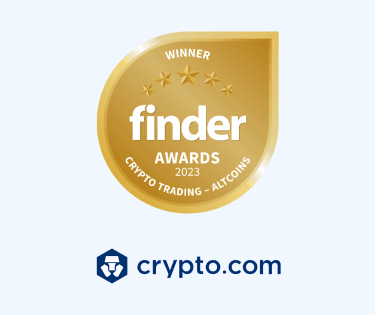 Crypto.com crypto trading platform altcoins winner badge