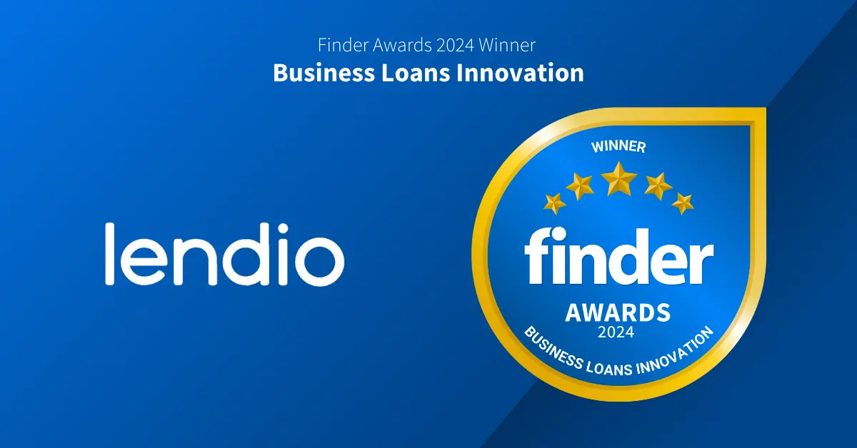Lendio, Business Loans Winner, Finder Innovation Awards, 2024