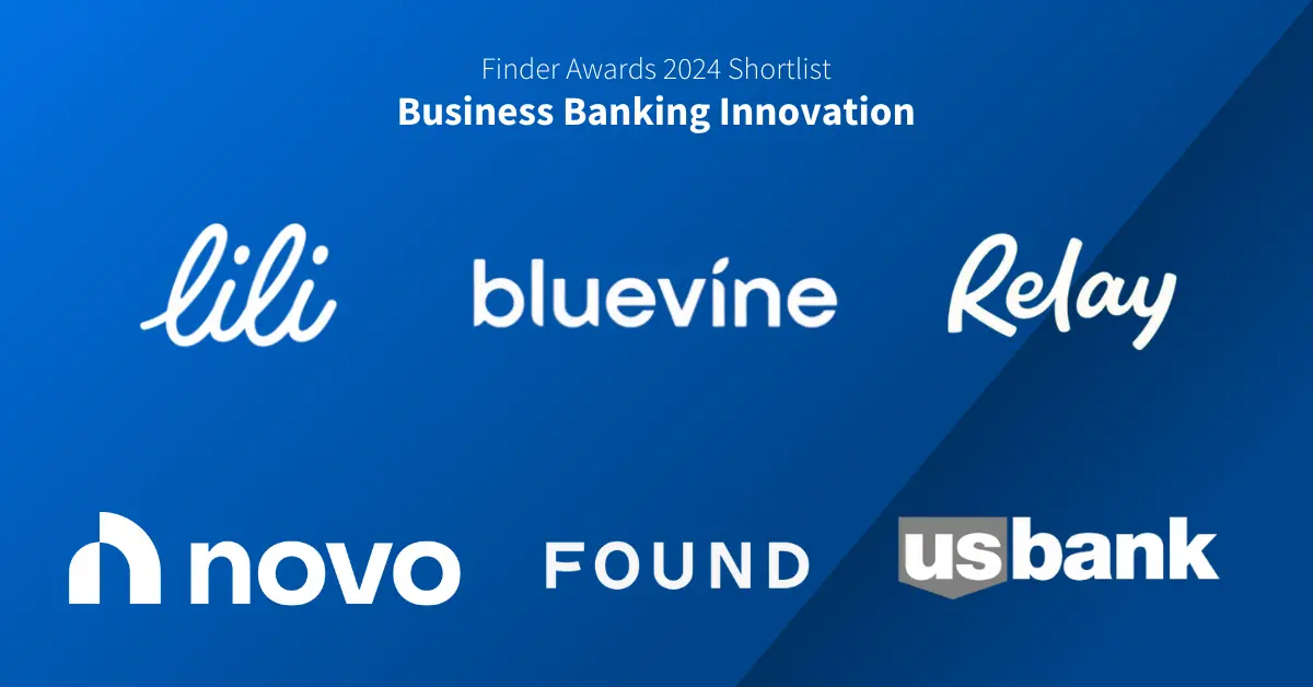 Shortlist, Business Banking, Finder Innovation Awards, 2024