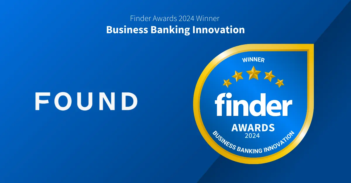 Found, Business Banking Winner, Finder Innovation Awards, 2024