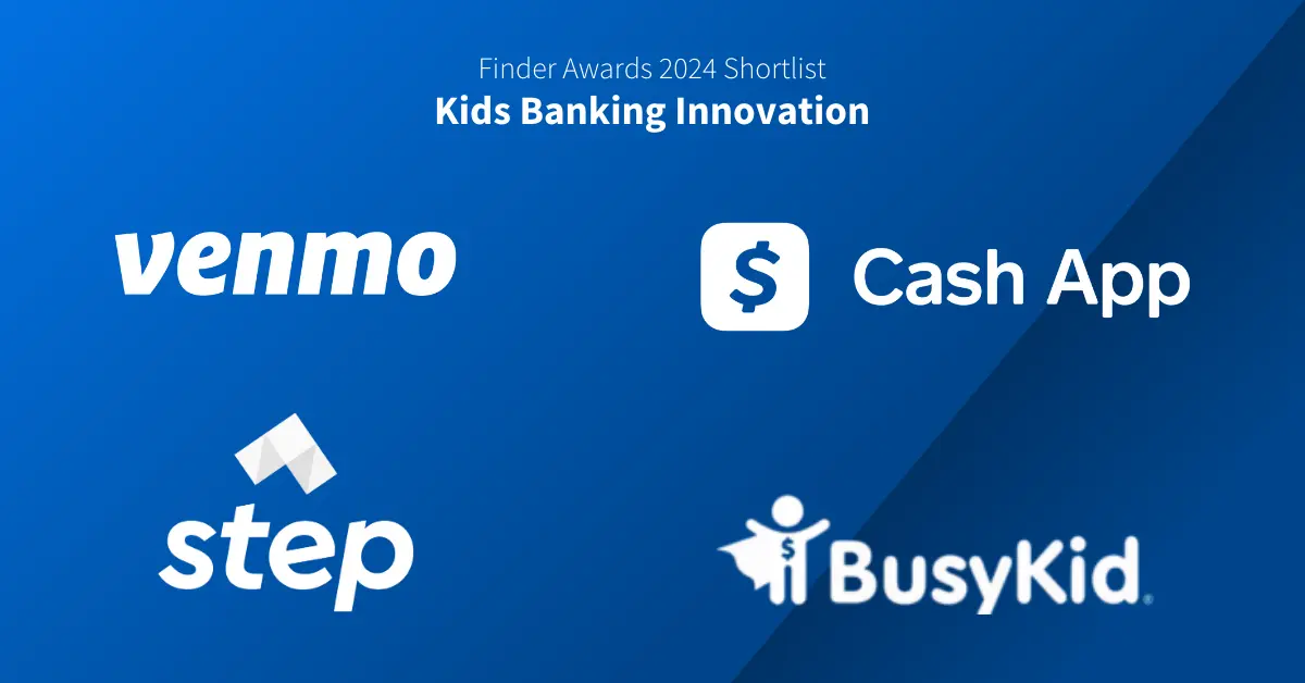 Shortlist, Kids Banking, Finder Innovation Awards, 2024