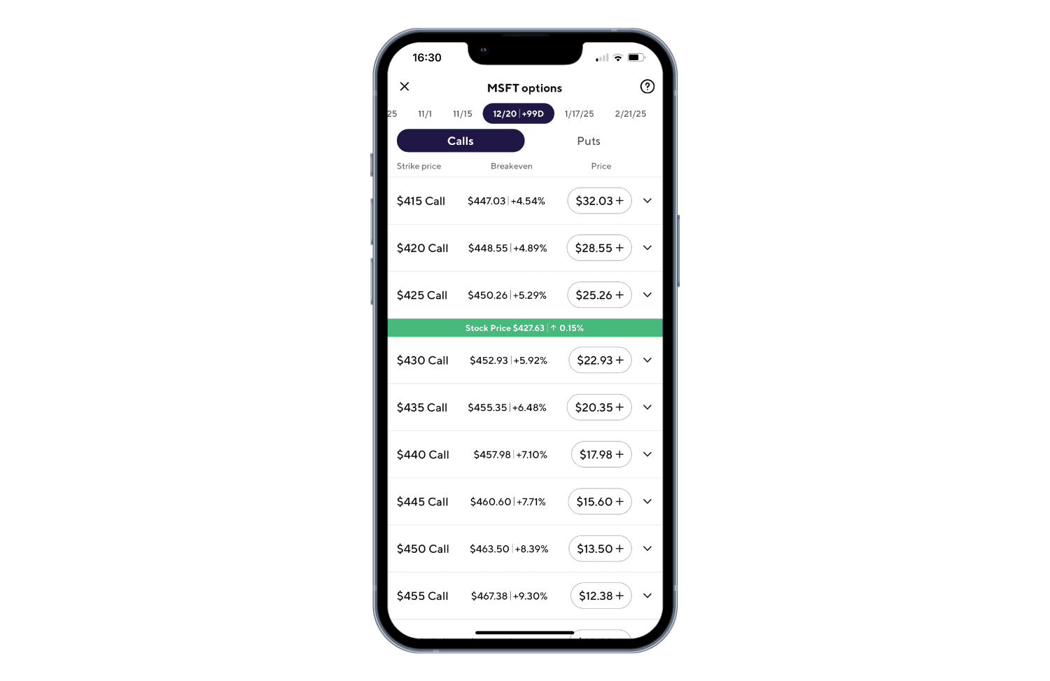 SoFi - Select and trade options 3