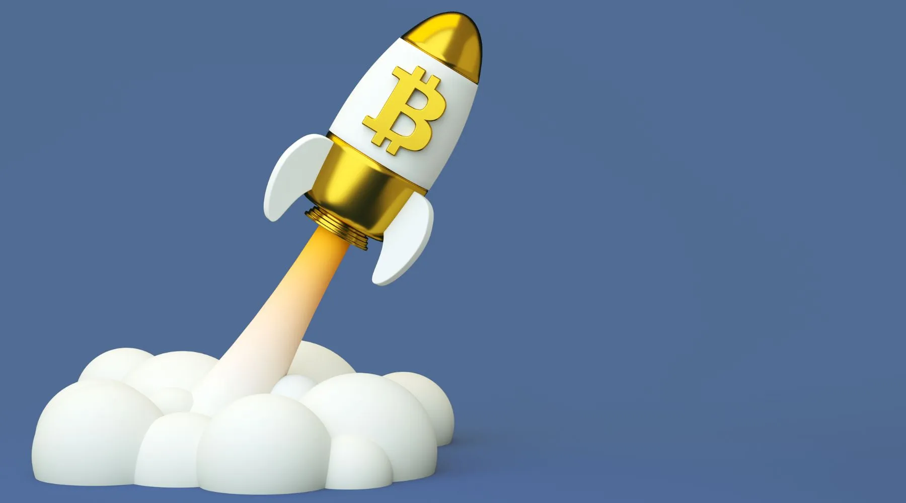 bitcoin in rocketship