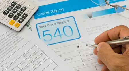 A credit report