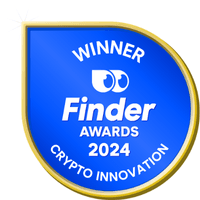 Finder Crypto Innovation Awards 2024 winner badge