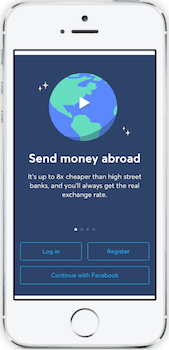 Screenshot of the Wise (formerly TransferWise) app