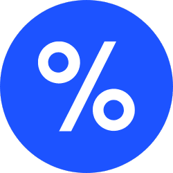 Percentage Interest Rate Icon