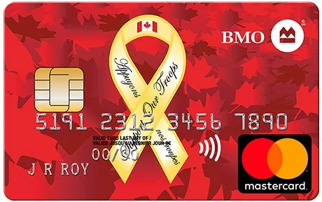 BMO Support Our Troops CashBack Mastercard image