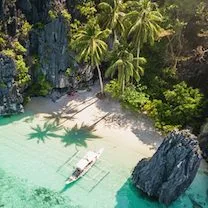 Beach in Palawan, the Philippines