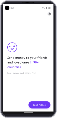 Paysend app screenshot