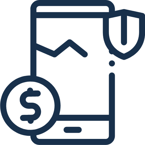 Mobile Cell Phone Insurance Icon
