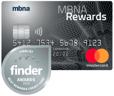 MBNA Rewards Platinum Plus Mastercard Award