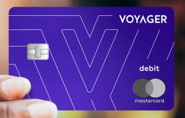 voyager crypto debit card