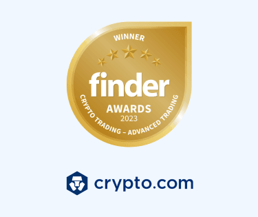 Crypto.com crypto trading platform advanced trading winner badge