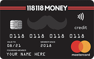 118 118 Money Guaranteed Rate Card logo