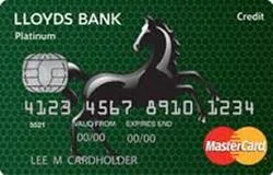 Lloyds Bank Platinum 0% Balance Transfer Credit Card Mastercard