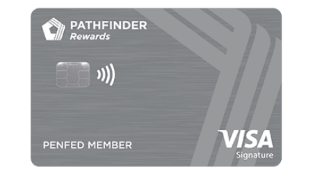 PenFed Pathfinder® Rewards Visa Signature® Card logo