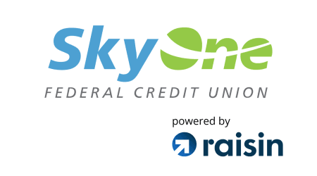 SkyOne CD through Raisin logo