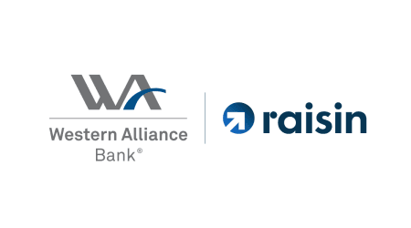 Western Alliance HYSA through Raisin logo